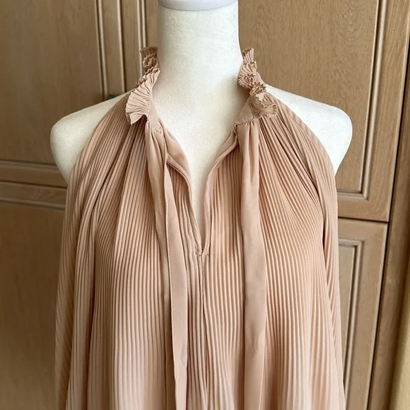 Dance & Marvel Beige Mini Dress - Picture 3 of 7